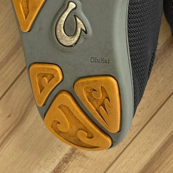 OLUKAI Nohea Mesh Gray Casual Slip On Shoes 10188-4242 Men's Size 8 - Picture 9 of 12